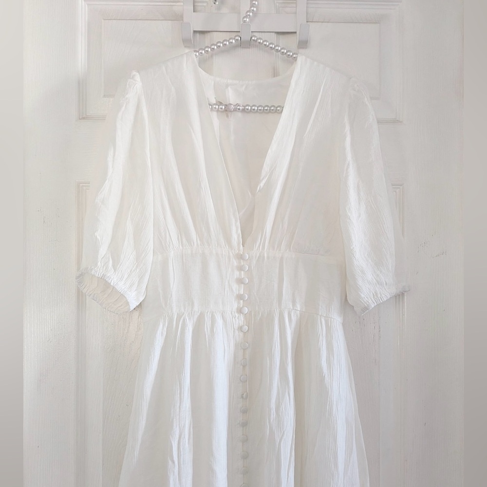 Commense Frenchy Button Split Long Dress - Picture 9 of 13